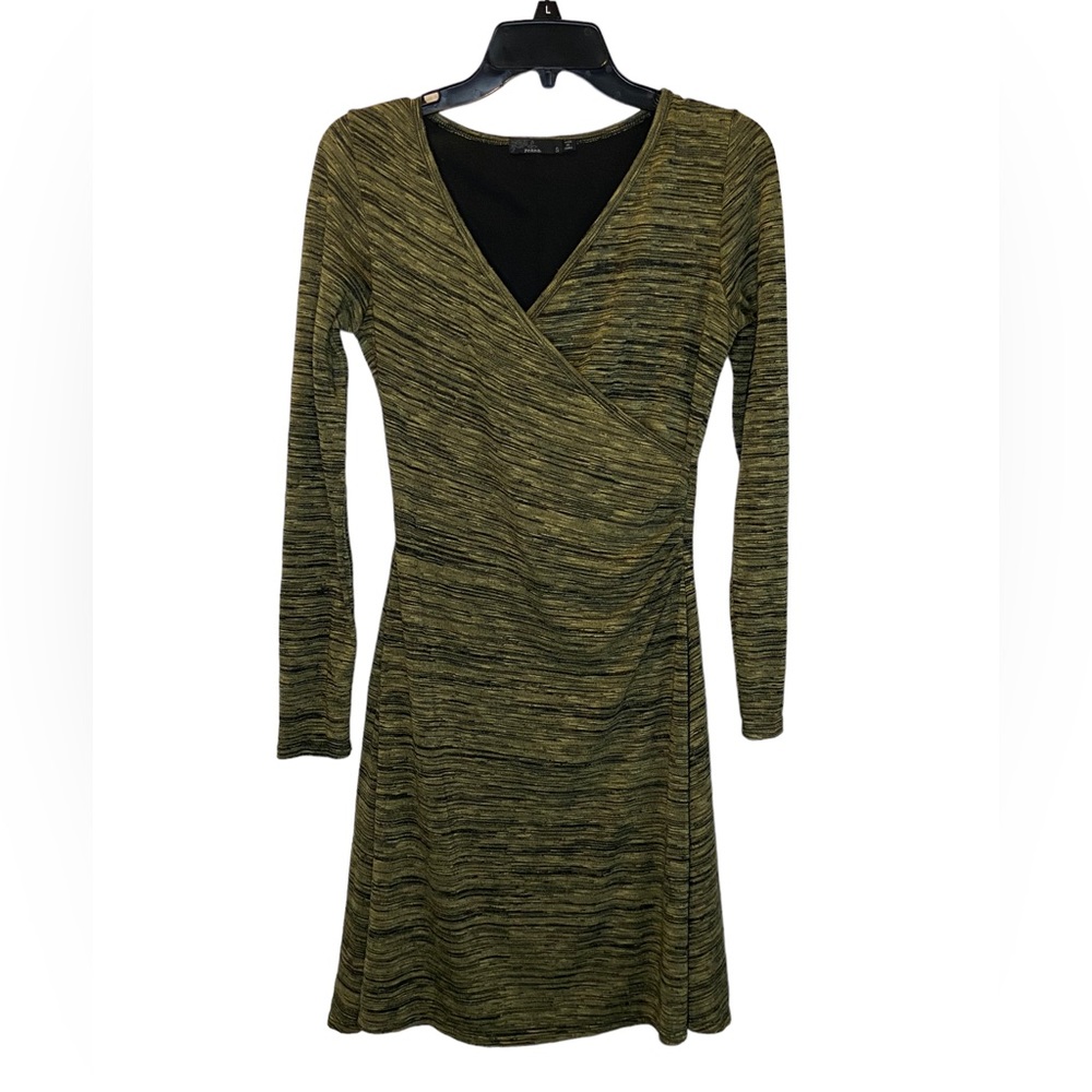 PrAna long sleeve dress Size Small knee length Green